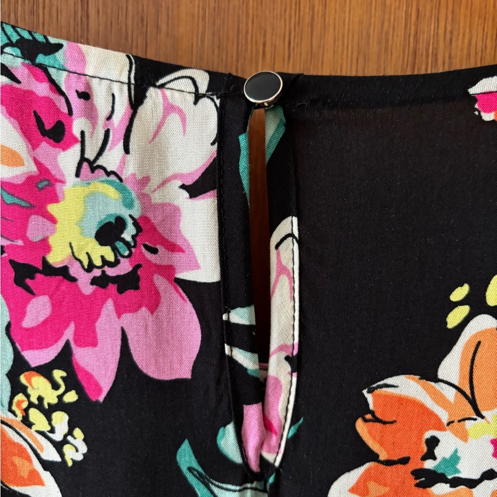 NWOT Nemidor Floral Black Maxi Dress - Picture 7 of 9